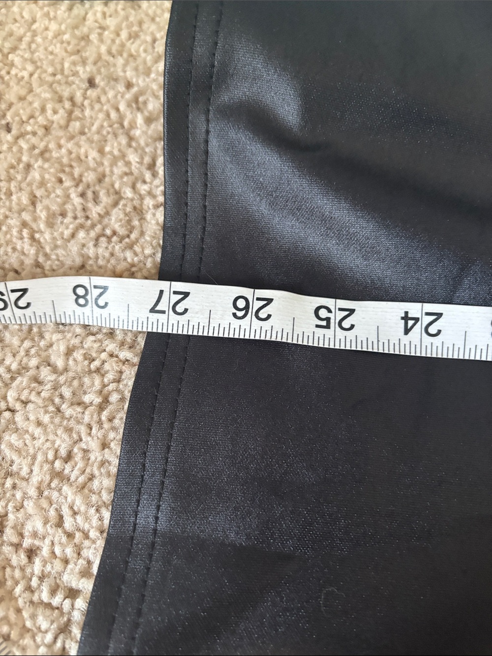 Boo Hoo Sz 8 Women's Black A-Line Skirt - Classic Flare - Picture 5 of 5